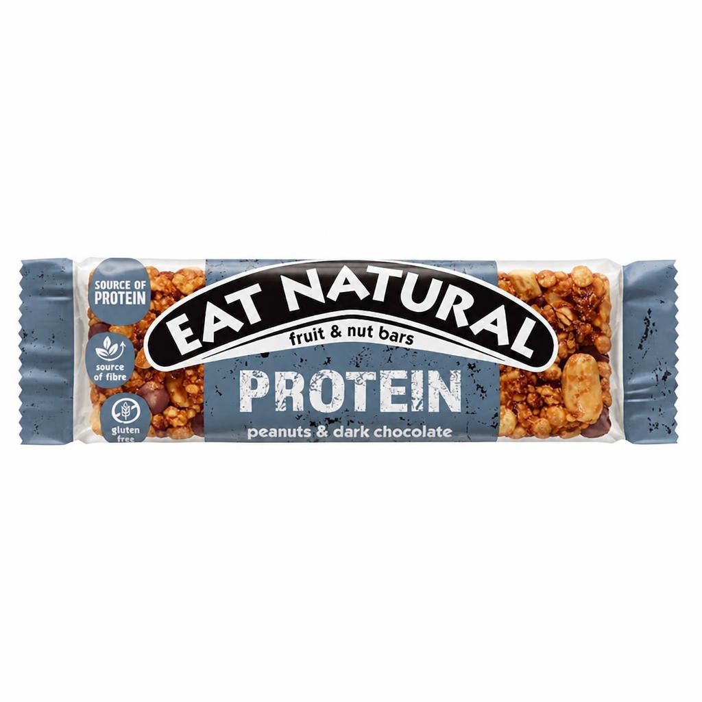 Eat Natural Protein Fruit & Nut Bars - Peanuts & Dark Chocolate 40g