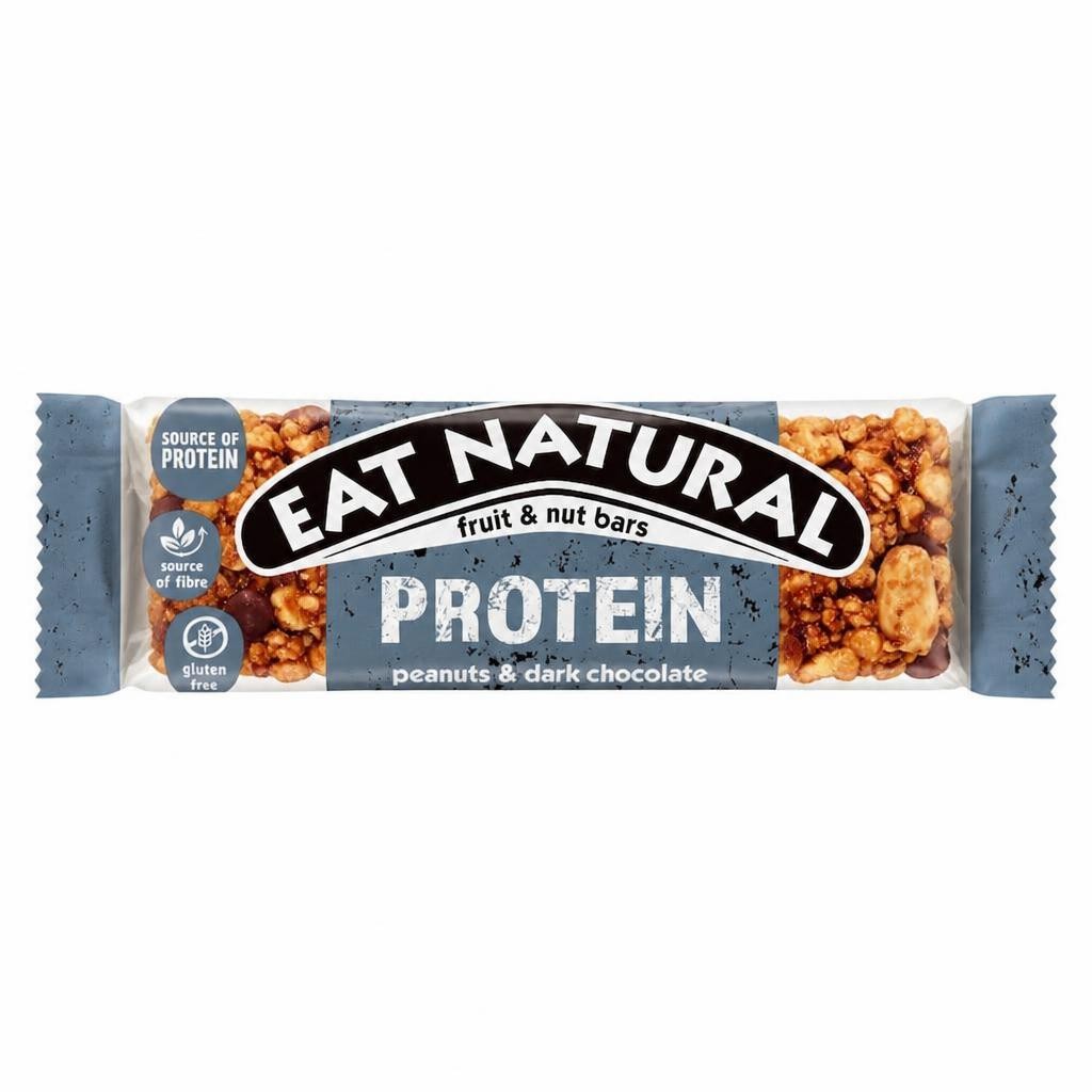 Eat Natural Protein Fruit & Nut Bars - Peanuts & Dark Chocolate 40g