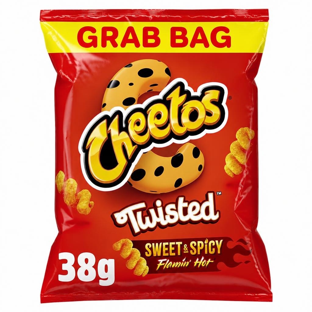 Cheetos Twisted Sweet & Spicy Flamin' Hot Crisps 38g