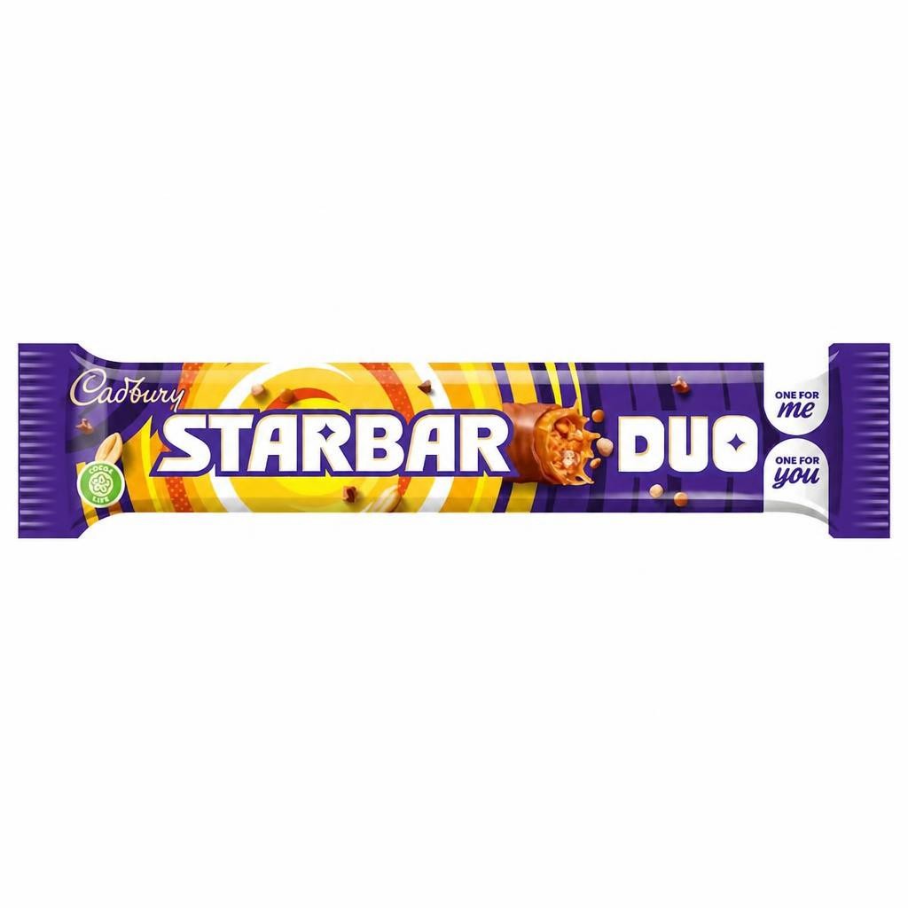 Cadbury Starbar Duo Milk Chocolate Bar 74g