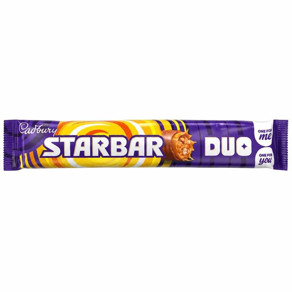 Cadbury Starbar Duo Milk Chocolate Bar 74g