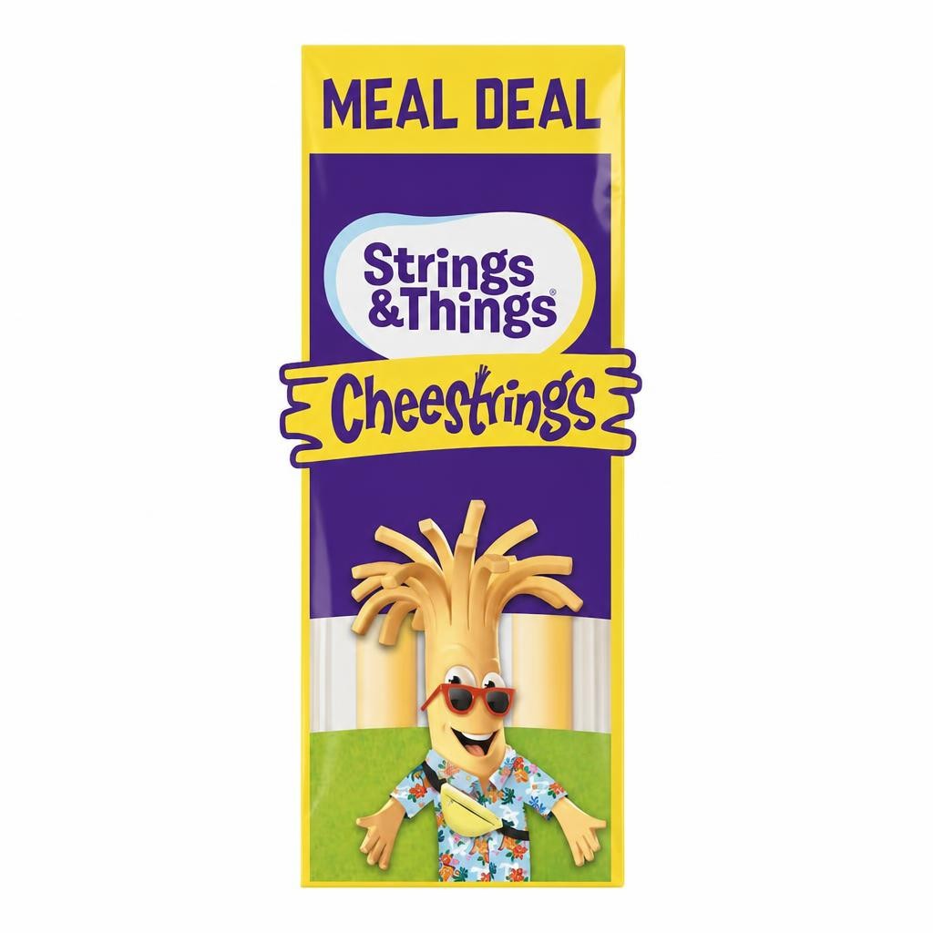 Strings & Things, Meal Deal Cheestrings Twin Pack, 40g