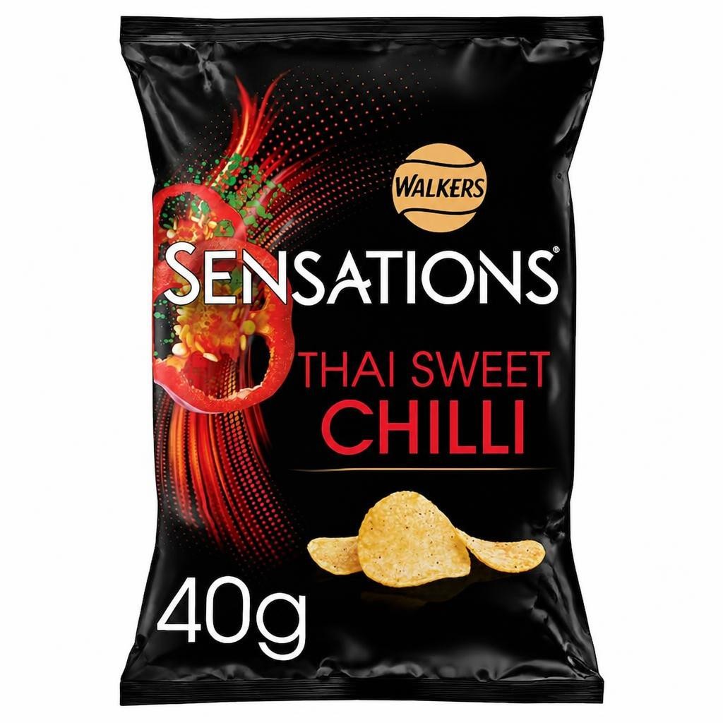 Walkers Sensations Thai Sweet Chilli Grab Bag Crisps 40g