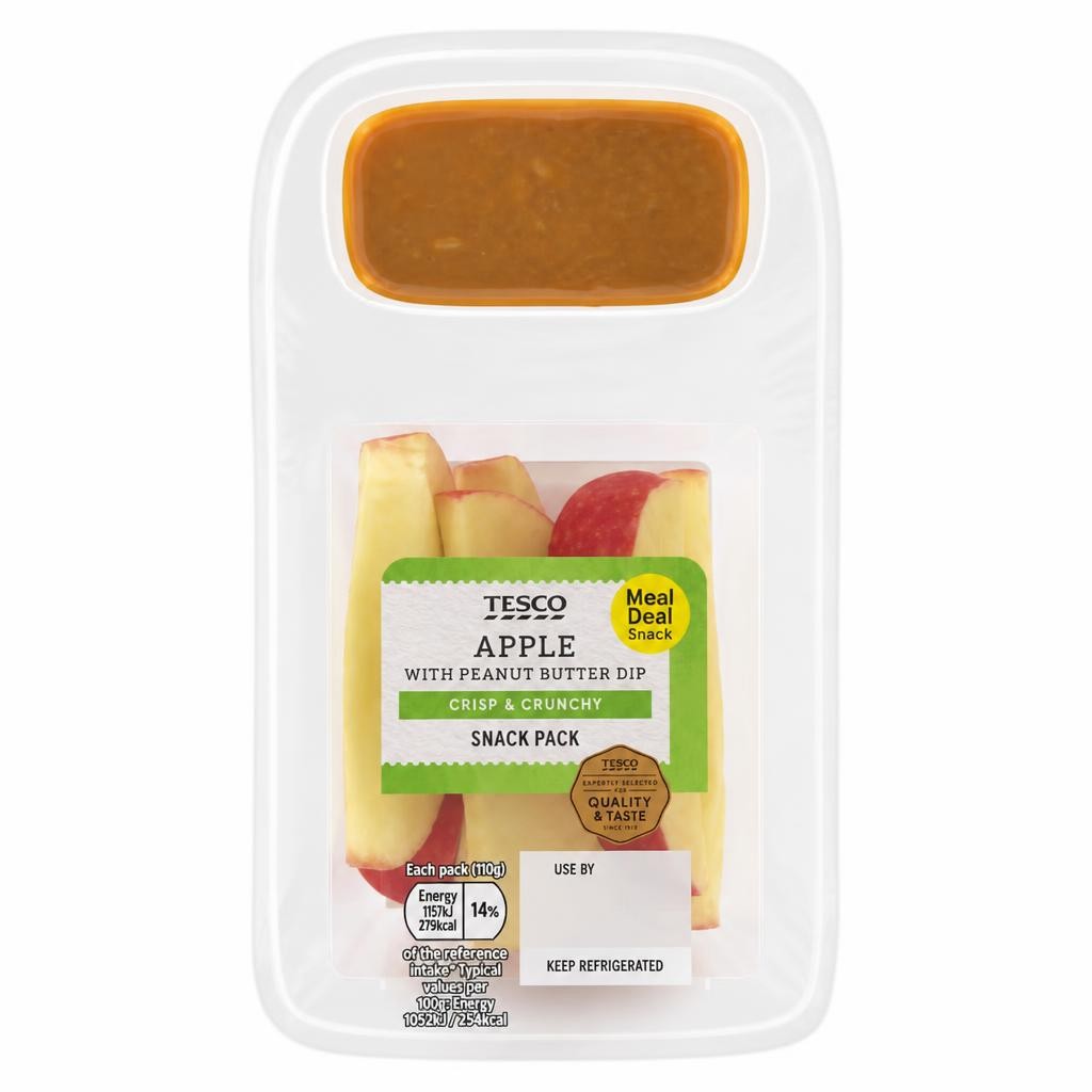 Tesco Apple and Peanut Butter Dip 110g
