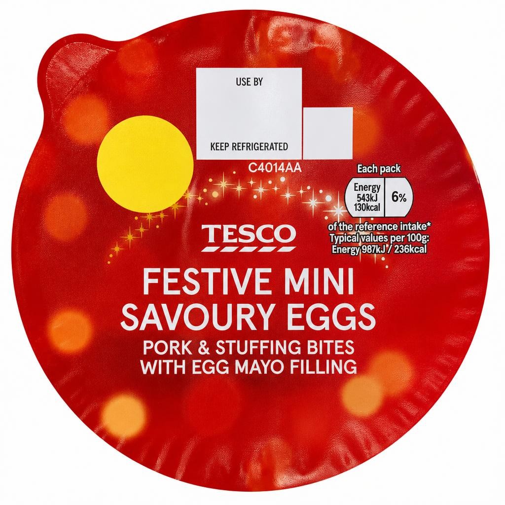 Tesco Festive Mini Savoury Eggs 55g