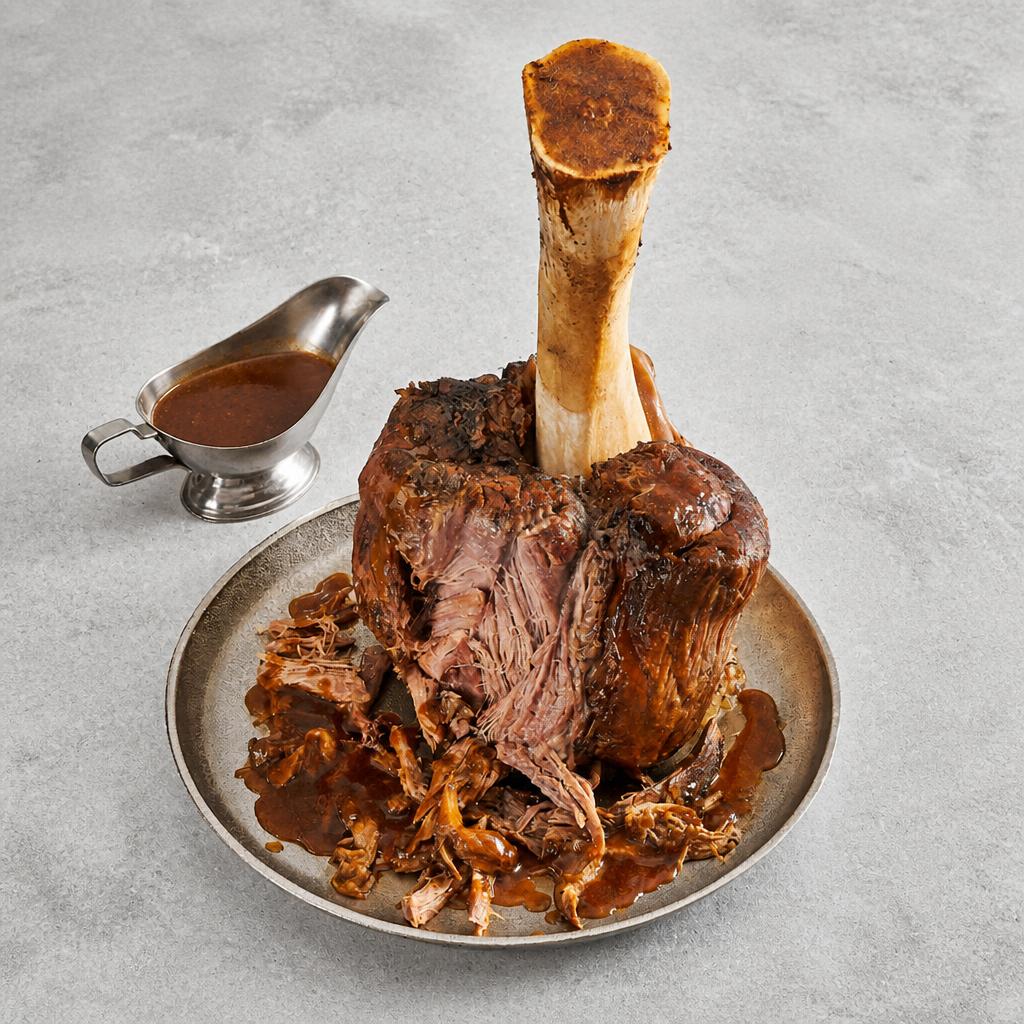 30. Tesco Finest Slow Cooked Thor’s Hammer with Beef Dripping Gravy 3.715kg (Serves 8)