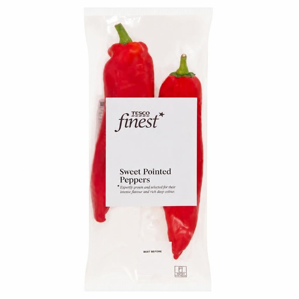 Tesco Finest Sweet Pointed Peppers 180g