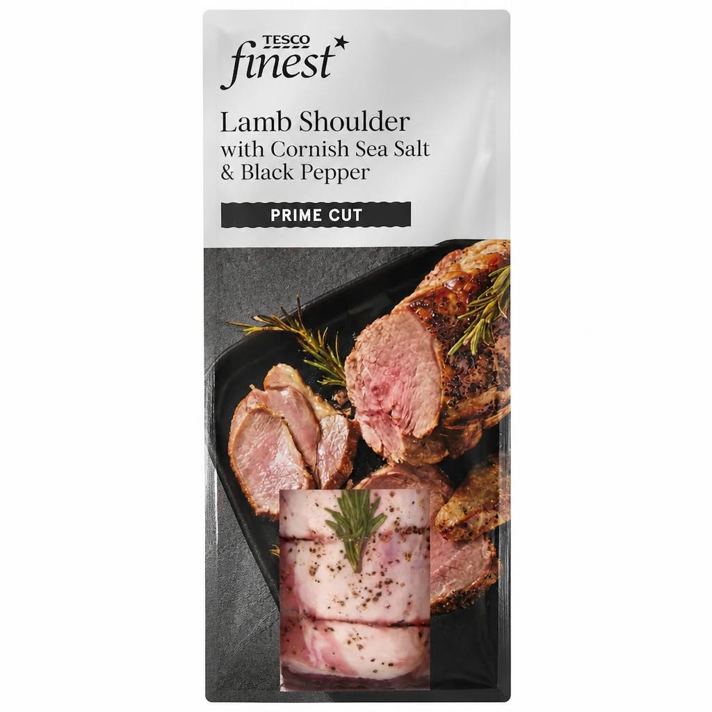 Tesco Finest Lamb Shoulder Cornish Sea Salt & Black Pepper