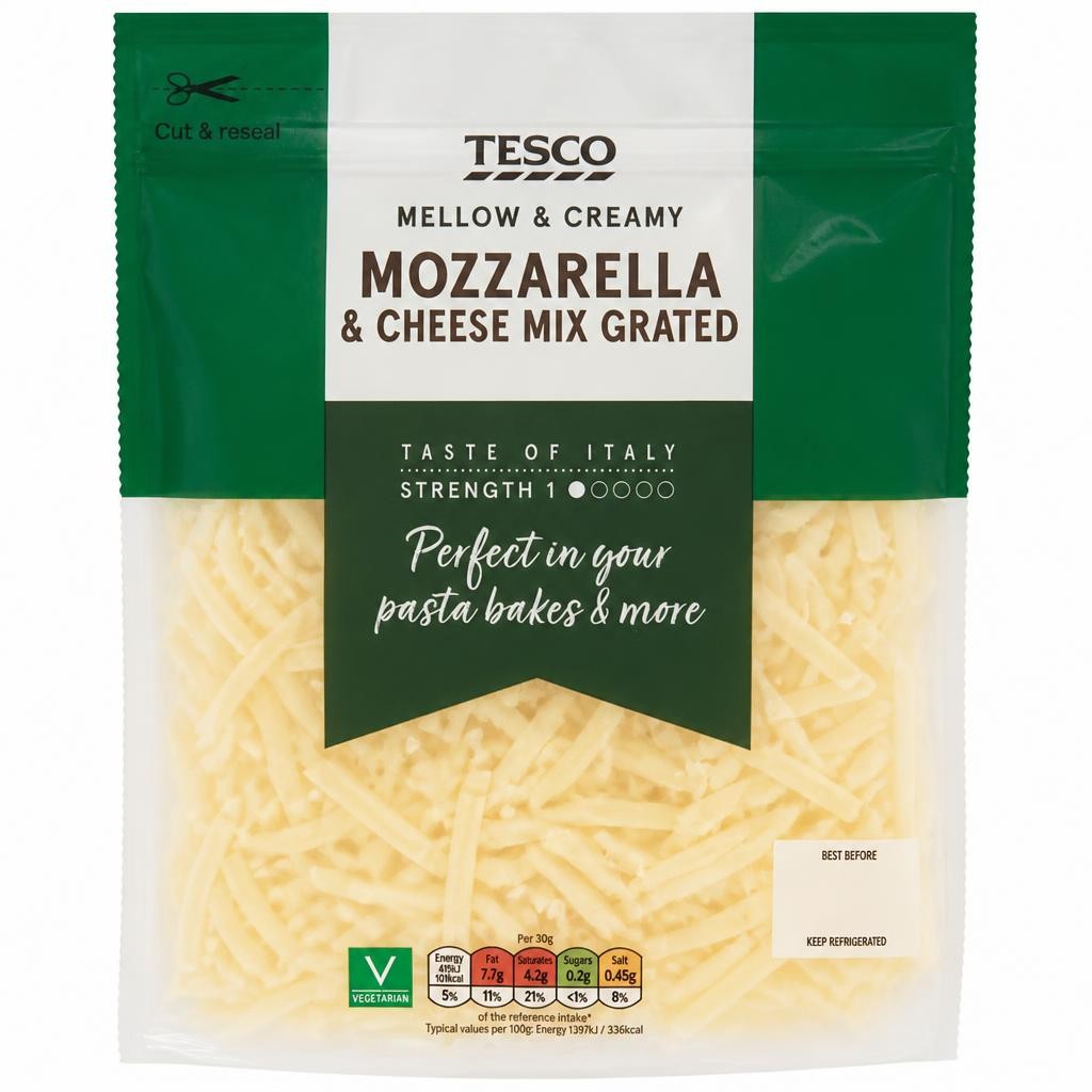 Tesco Mozzarella & Cheese Mix 250g