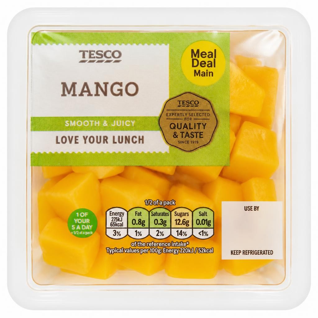 Tesco Mango Chunks 250G (FOS)