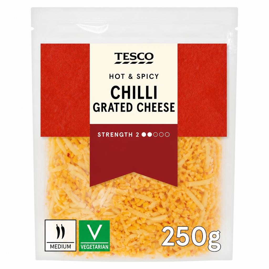 Tesco Chilli Cheese Mix 250g