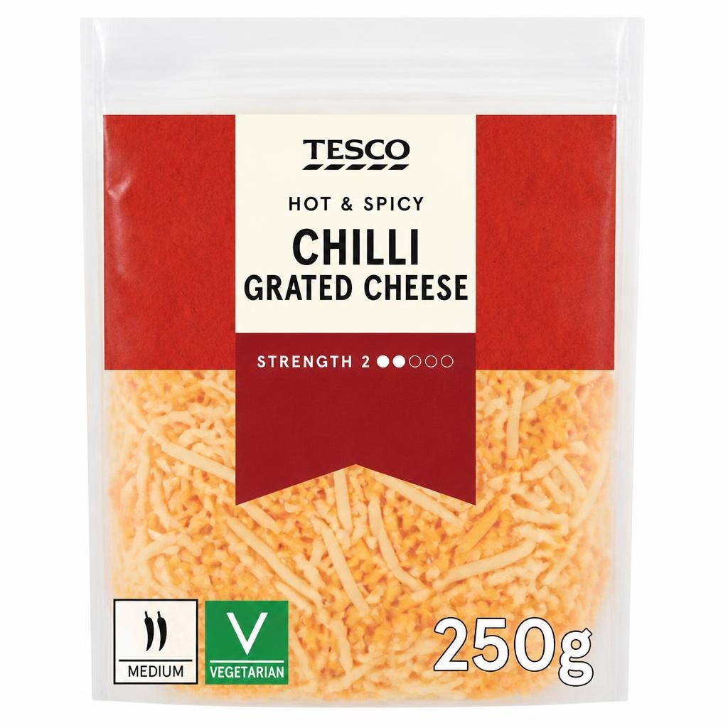 Tesco Chilli Cheese Mix 250g