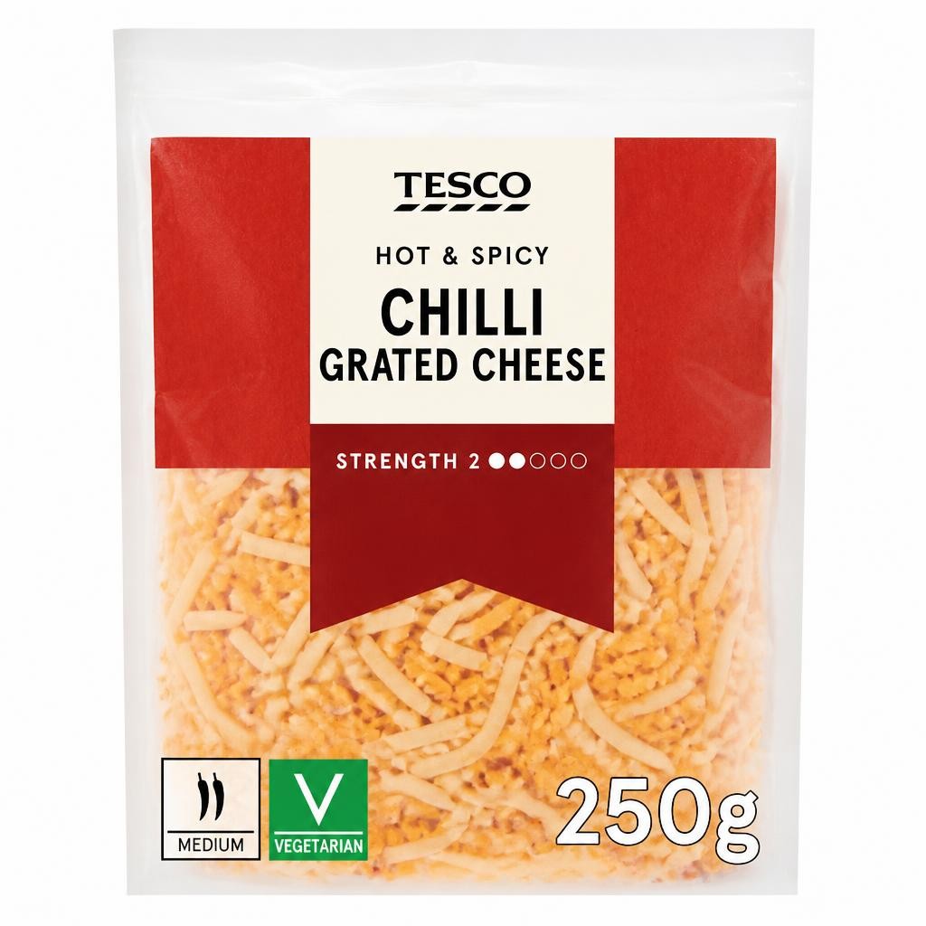 Tesco Chilli Cheese Mix 250g