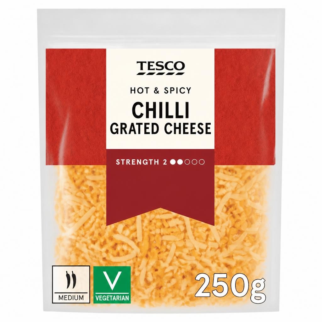 Tesco Chilli Cheese Mix 250g