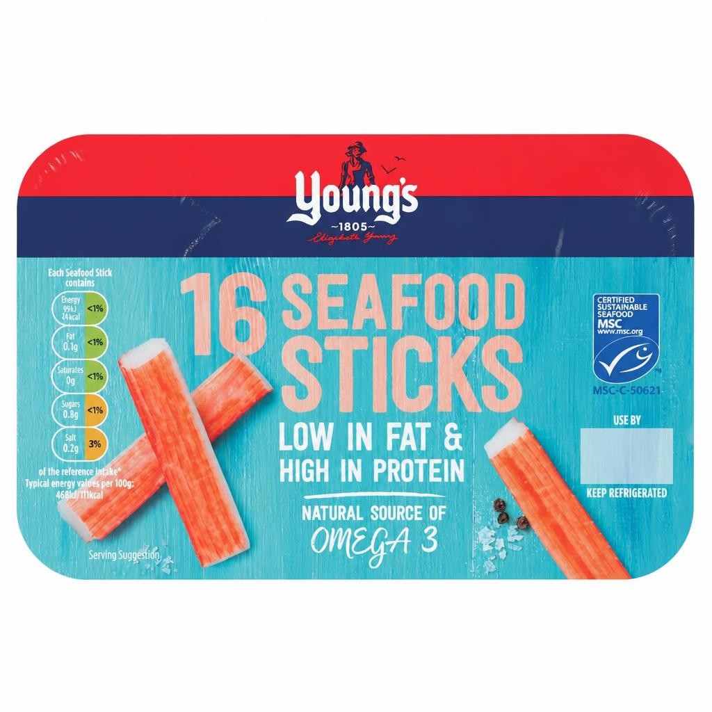 Youngs 16 Seafood Sticks 200G