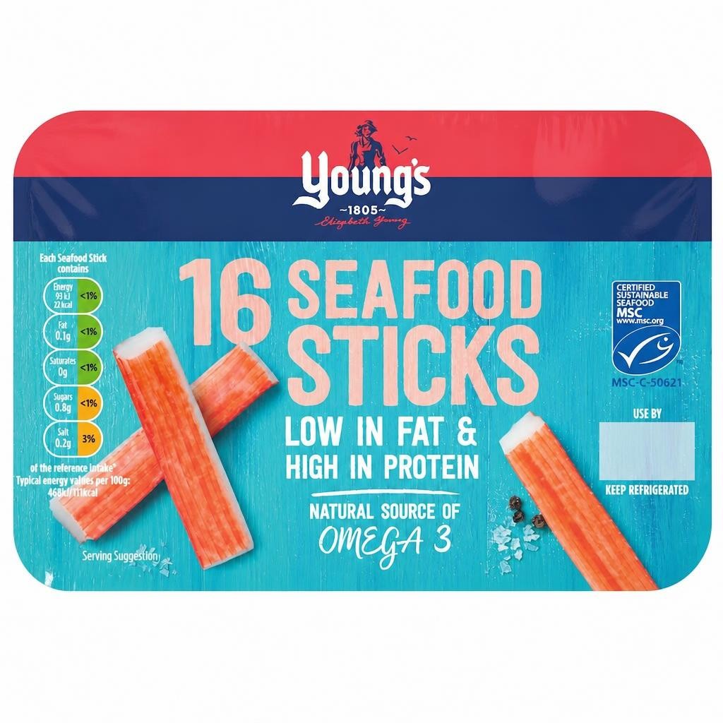 Youngs 16 Seafood Sticks 200G