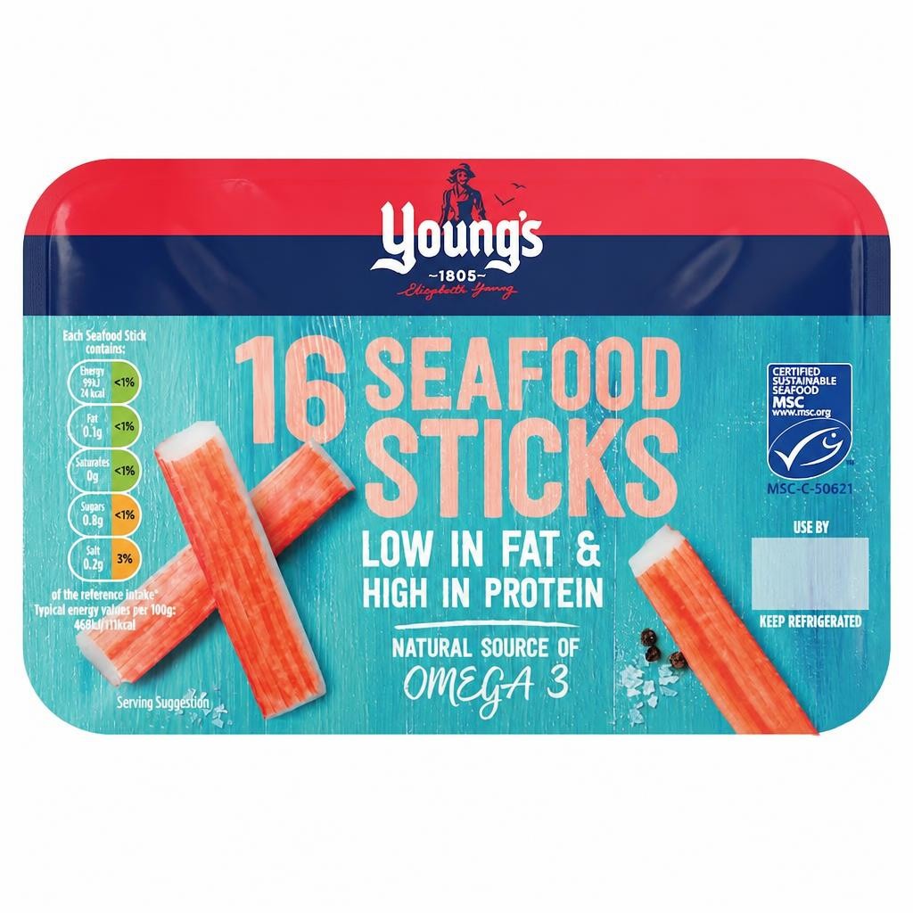 Youngs 16 Seafood Sticks 200G