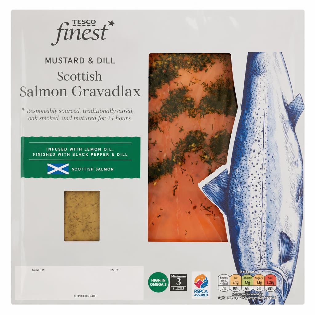 Tesco Finest Scottish Salmon Gravadlax 140g