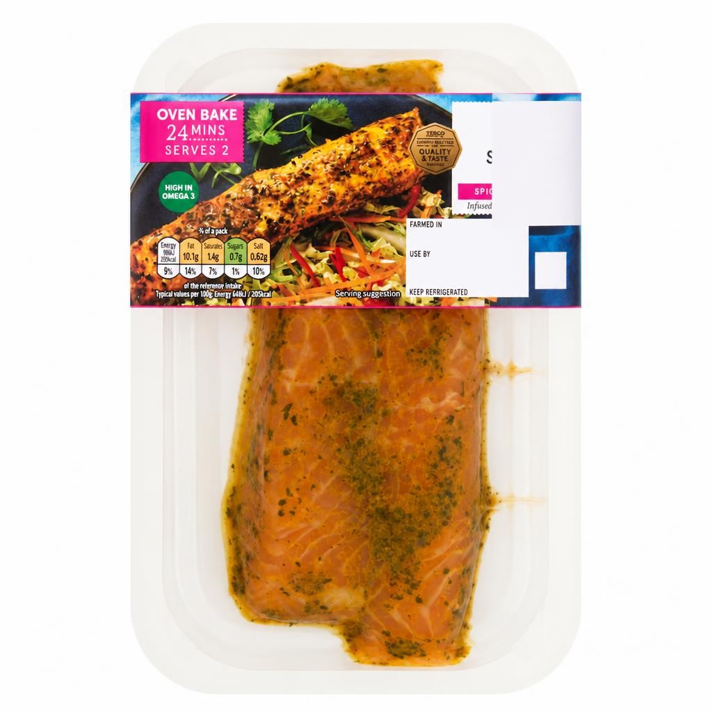 Tesco Katsu Salmon Fillets 230G