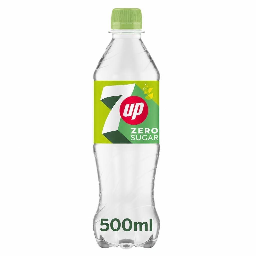 7UP Zero Sugar Lemon & Lime Bottle 500ml
