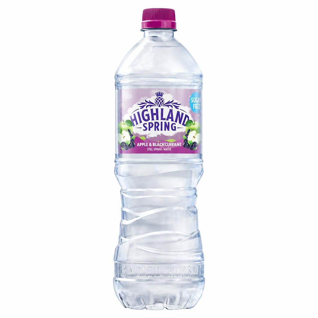 Highland Spring Sugar Free Still Spring Water - Apple & Blackcurrant 750ml
