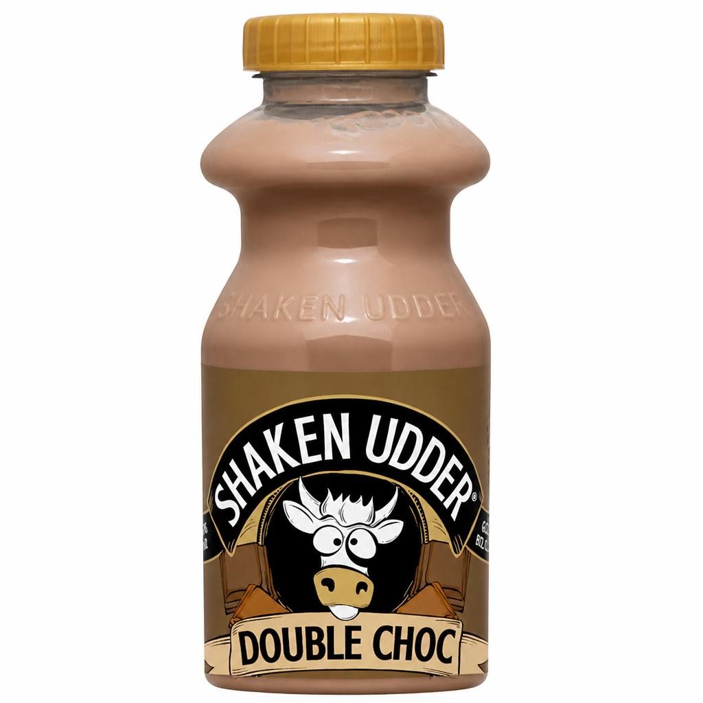 Shaken Udder Double Choc Milkshake 330ml