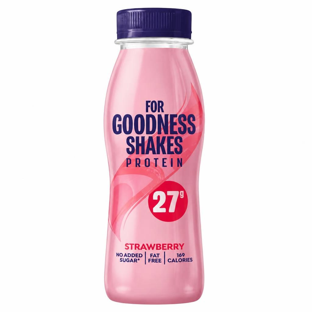 For Goodness Shakes Protein Strawberry Shake 250ml
