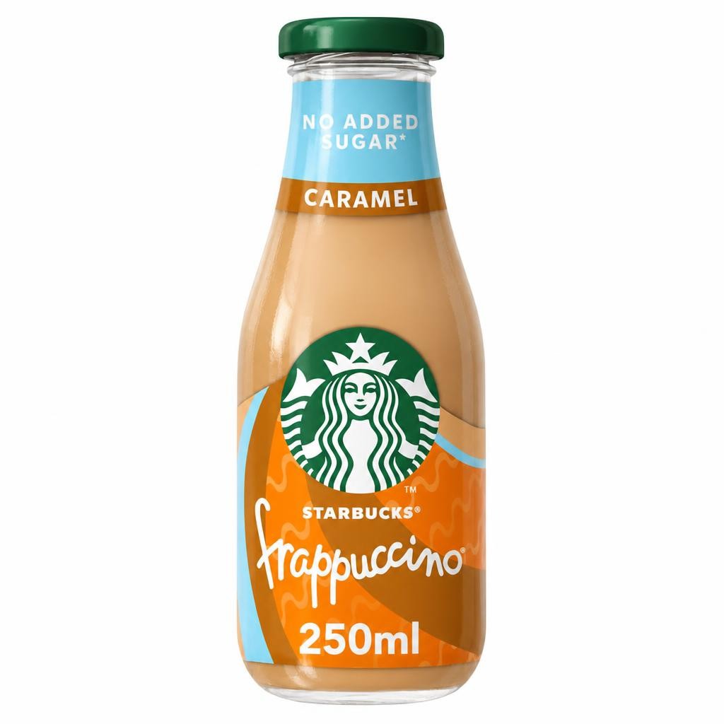 Starbucks Frappuccino Coffee Drink No Added Sugar - Caramel 250ml