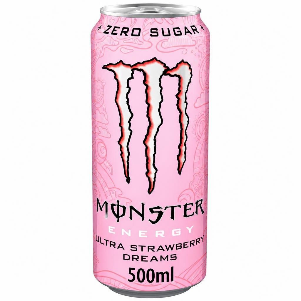 Monster Energy Drink - Ultra Strawberry Dreams Zero Sugar 500ml