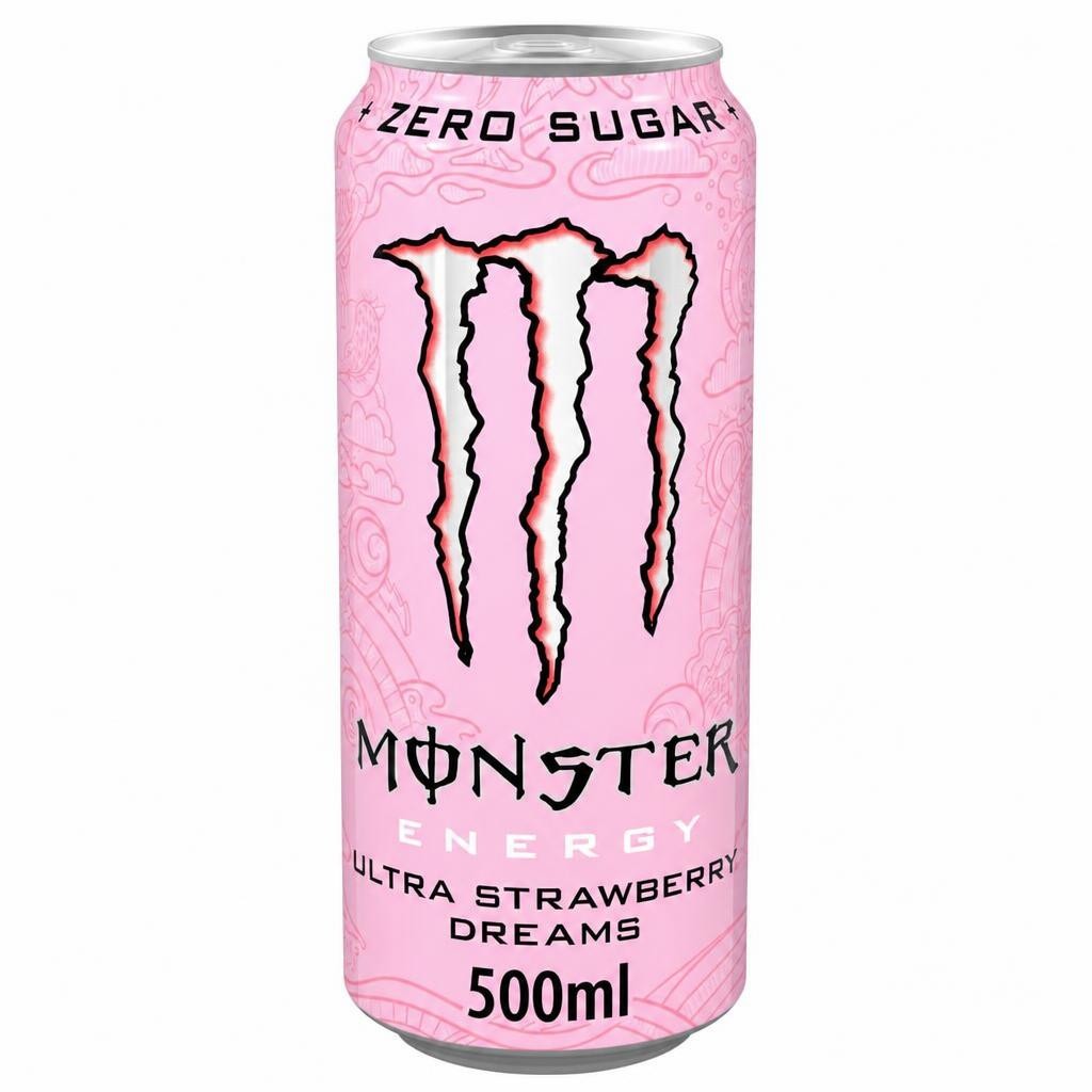 Monster Energy Drink - Ultra Strawberry Dreams Zero Sugar 500ml