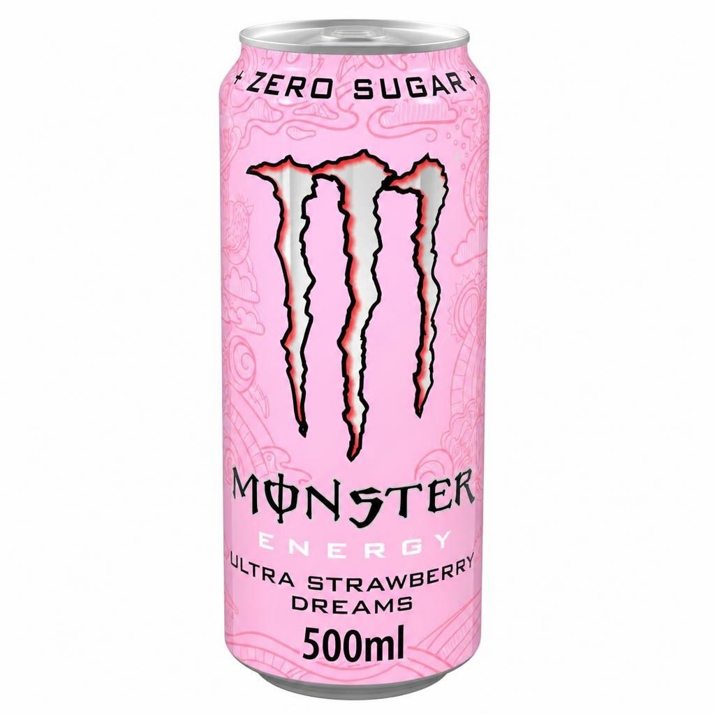 Monster Energy Drink - Ultra Strawberry Dreams Zero Sugar 500ml