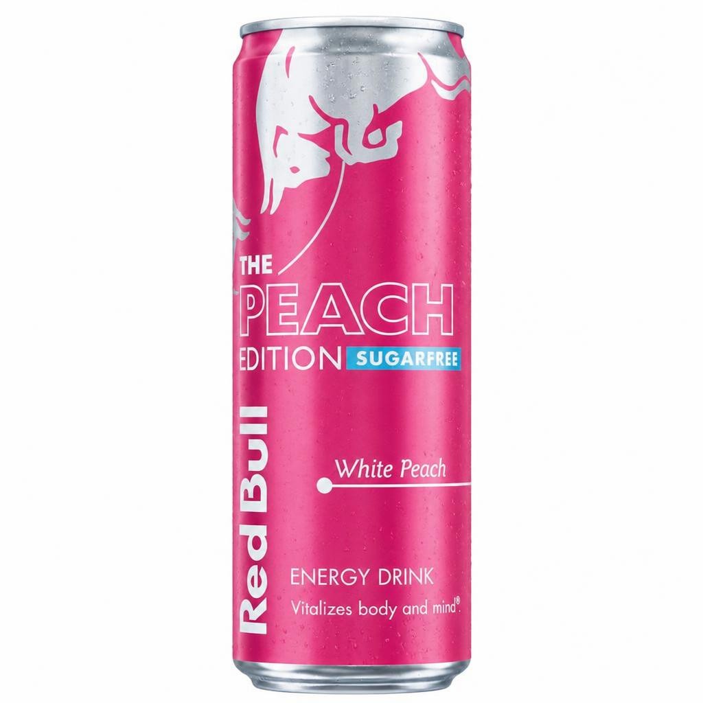 Red Bull Sugar Free Summer White Peach Edition Energy Drink 473ml