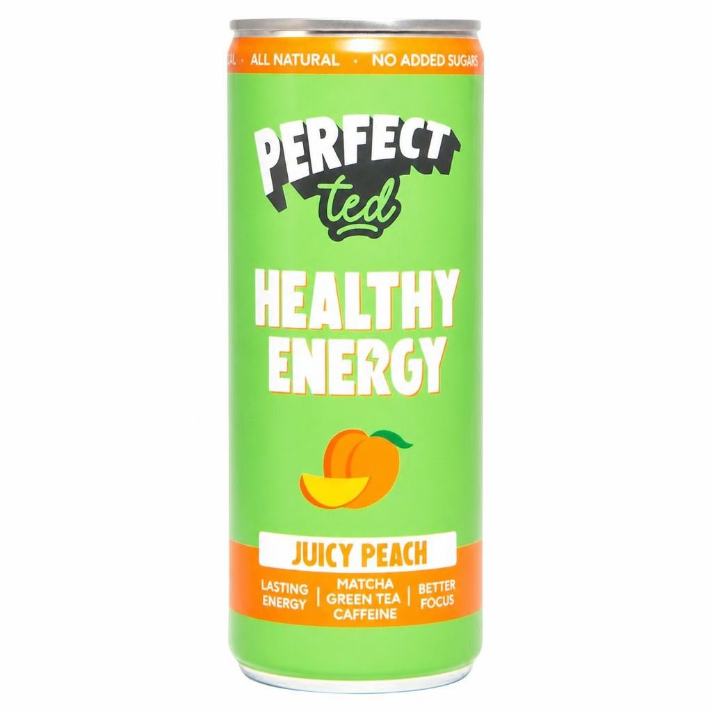 Perfect Ted Healthy Energy Drink - Juicy Peach 250ml