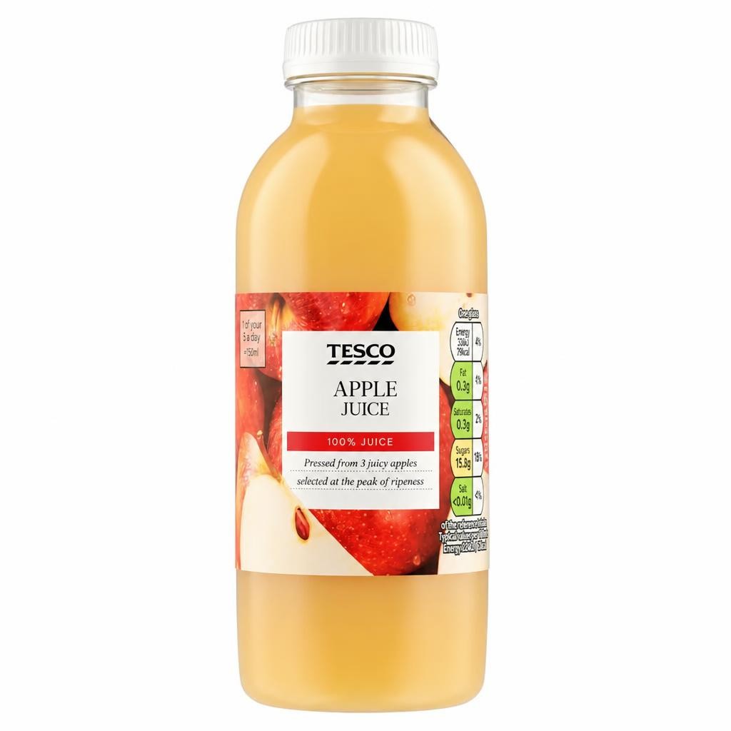 Tesco 100% Pressed Apple Juice 330Ml