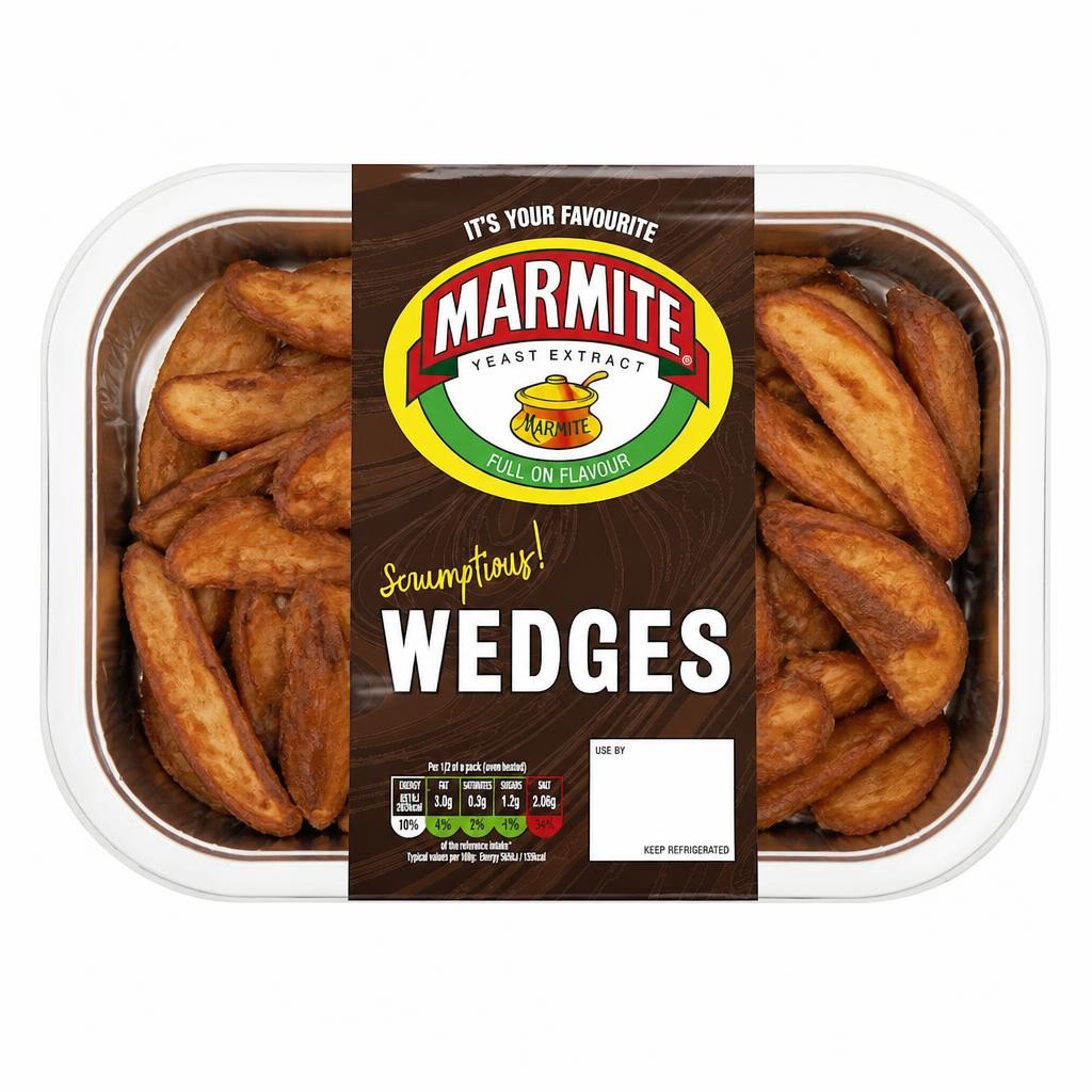 Marmite Potato Wedges 300g