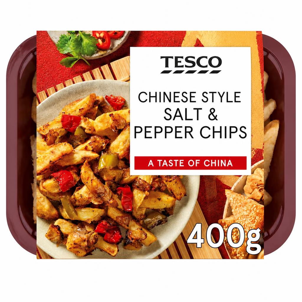 Tesco Chinese Style Salt & Pepper Chips 400g