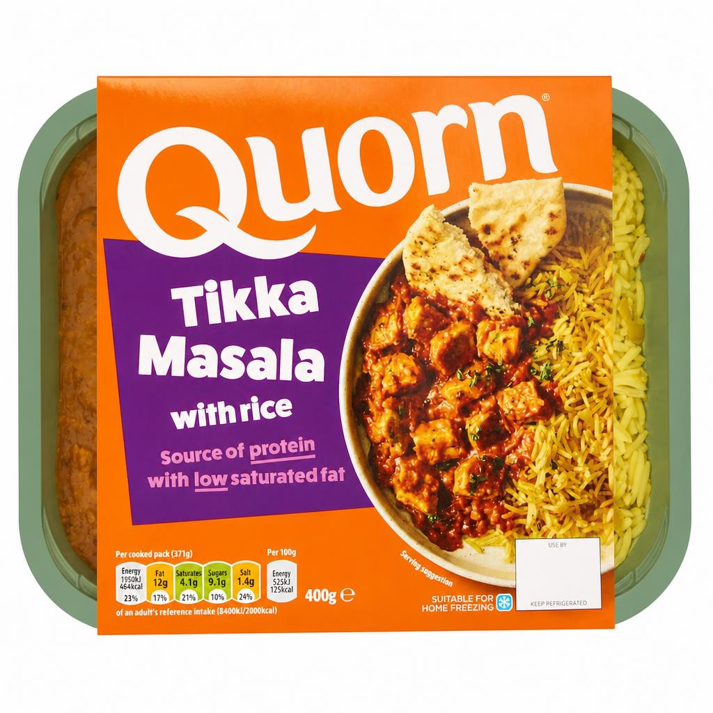 Quorn Tikka Masala with Rice 400g