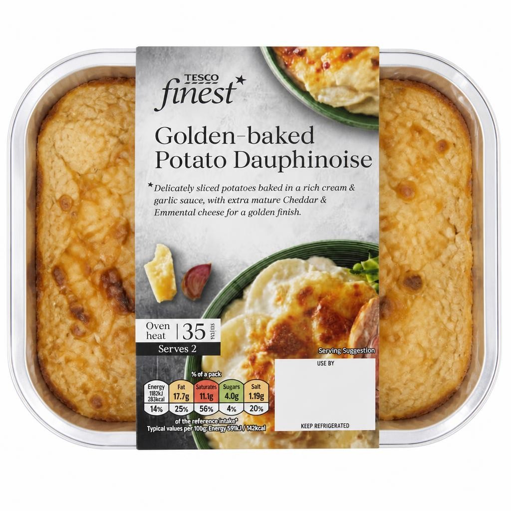 Tesco Finest Golden-Baked Potato Dauphinoise 400g