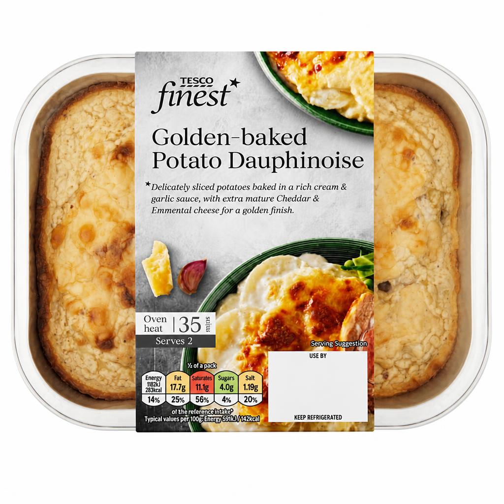 Tesco Finest Golden-Baked Potato Dauphinoise 400g