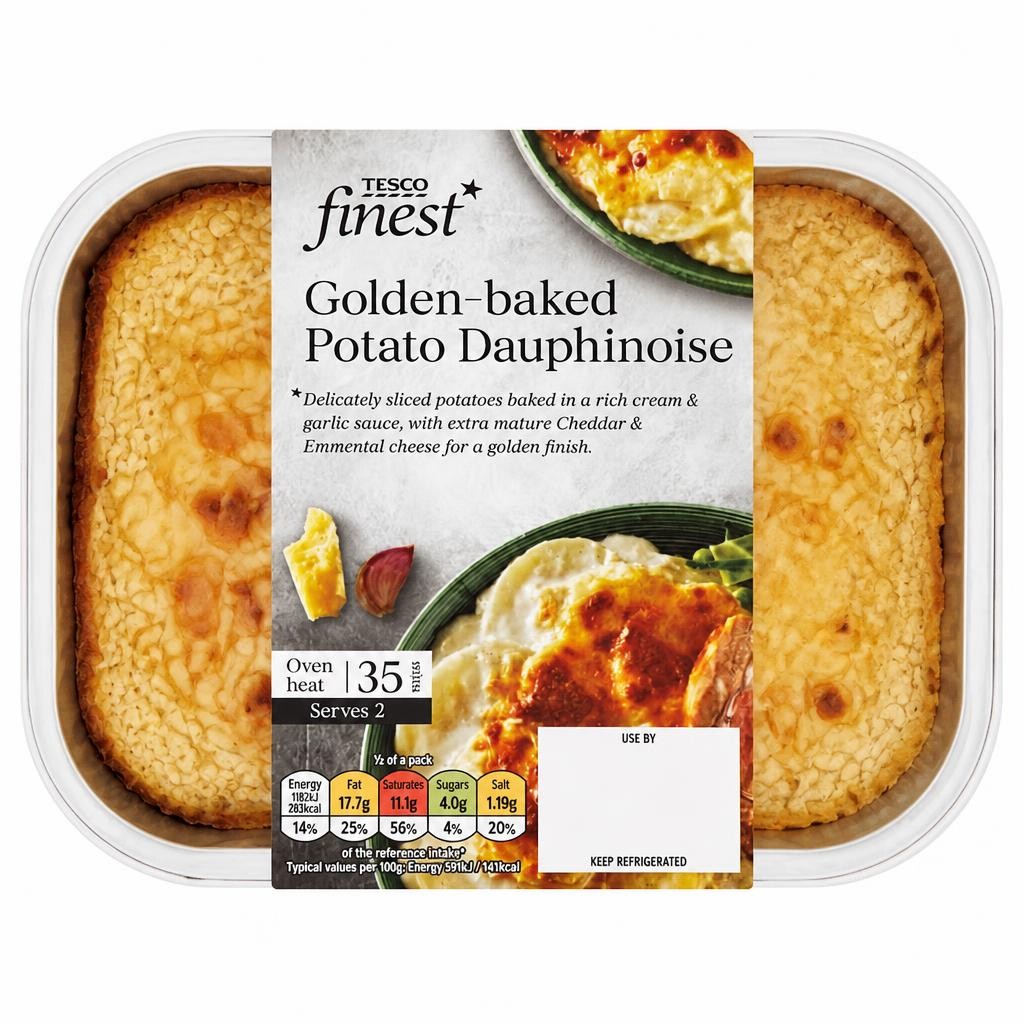 Tesco Finest Golden-Baked Potato Dauphinoise 400g