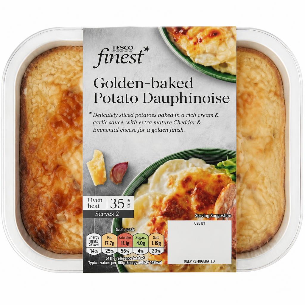 Tesco Finest Golden-Baked Potato Dauphinoise 400g
