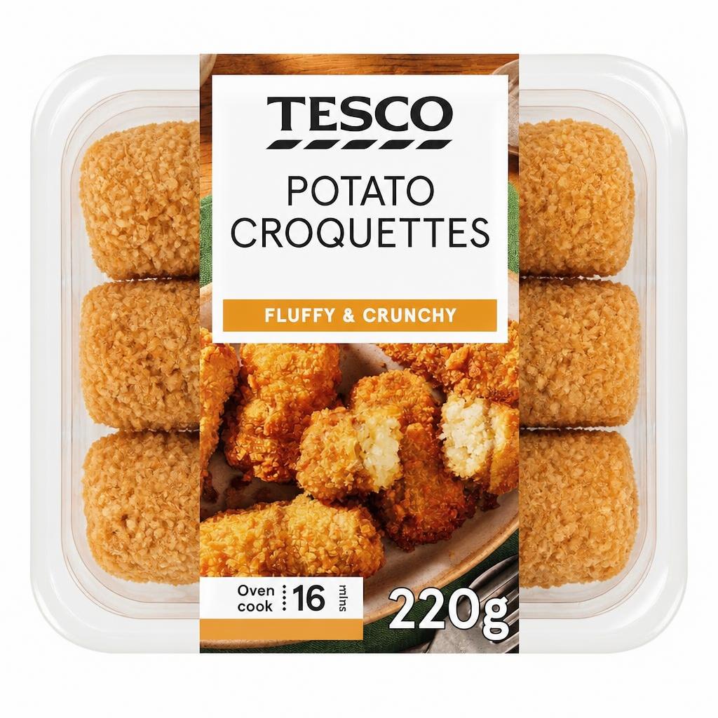 Tesco Potato Croquettes 220g