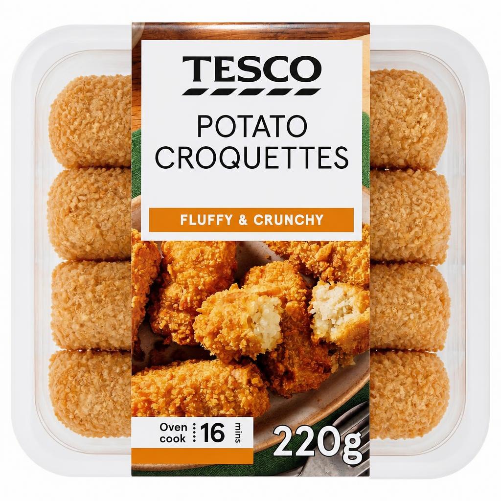 Tesco Potato Croquettes 220g