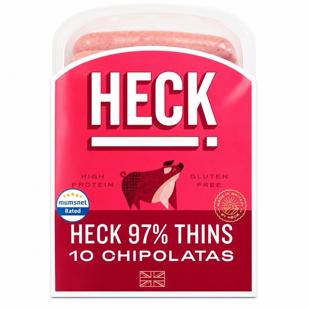 Heck 10 Pork Chipolatas 340G
