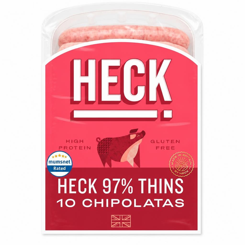 Heck 10 Pork Chipolatas 340G