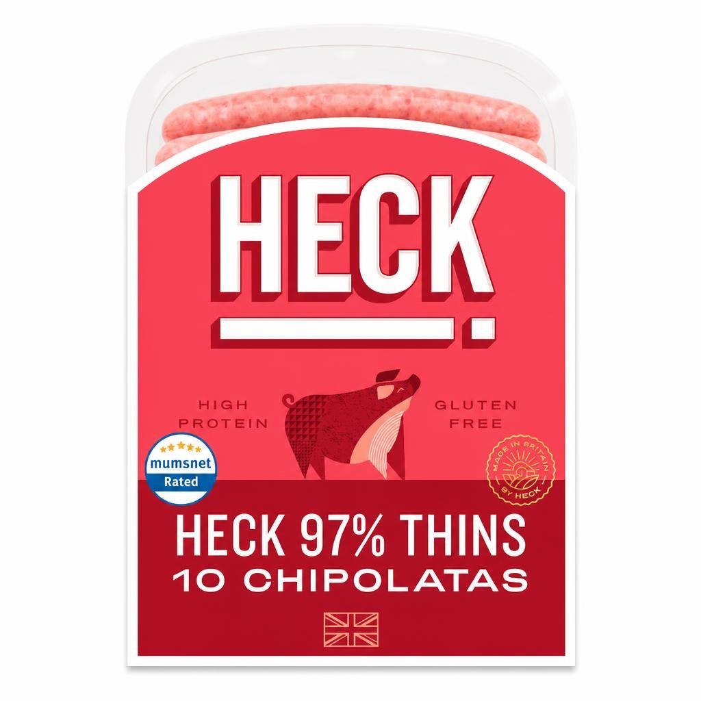 Heck 10 Pork Chipolatas 340G