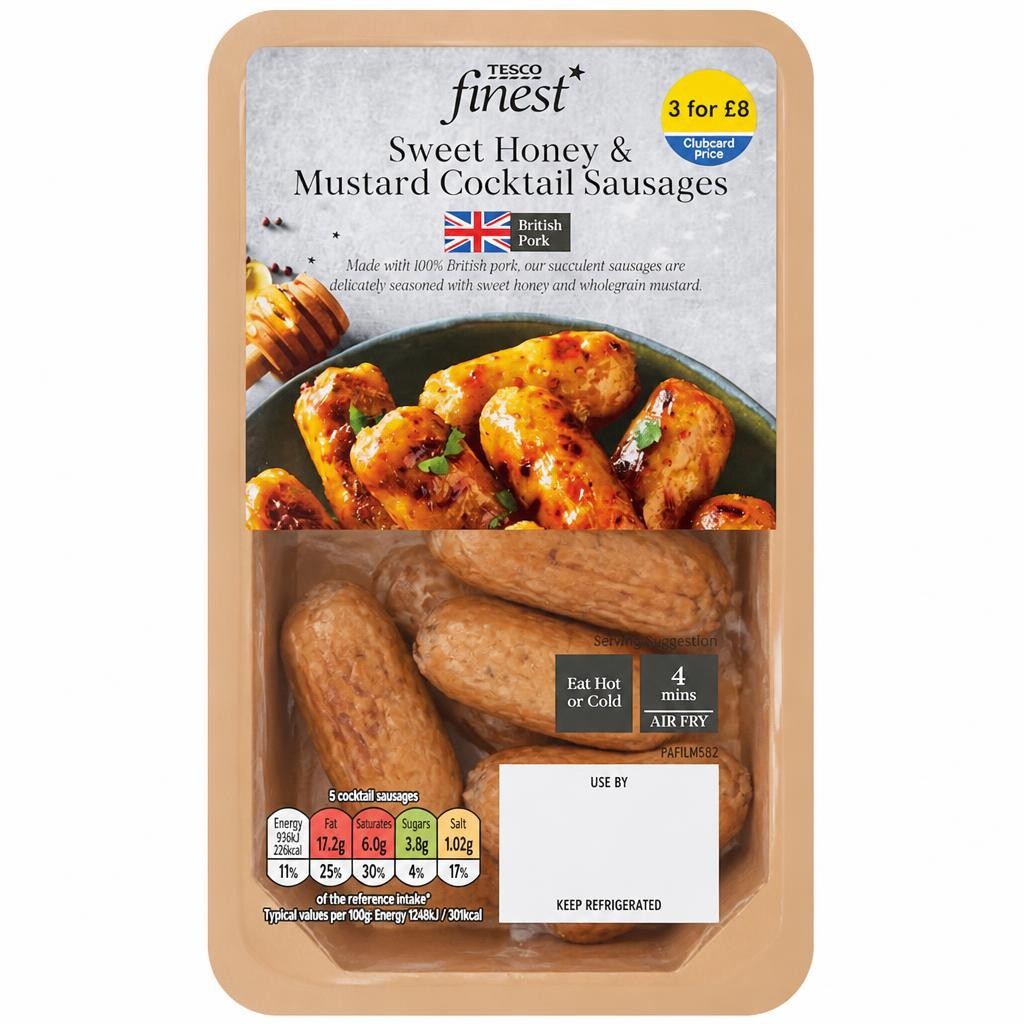 Tesco Finest Honey & Mustard Cocktails 225g