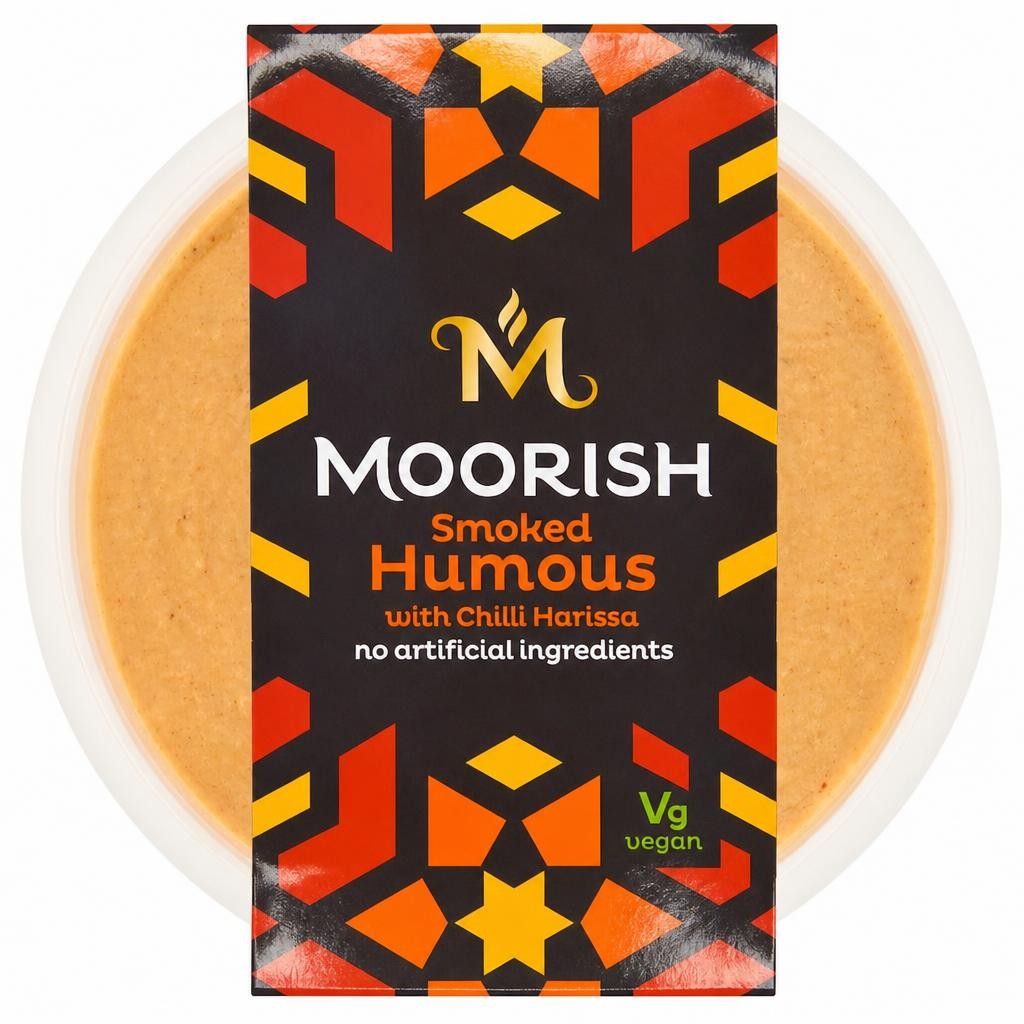 Moorish Smoked Humous with Chilli Harissa​ 150g