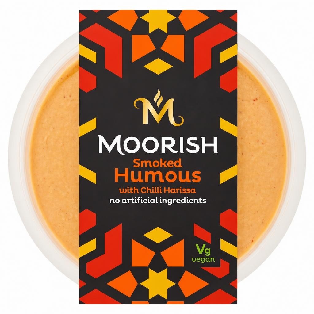 Moorish Smoked Humous with Chilli Harissa​ 150g
