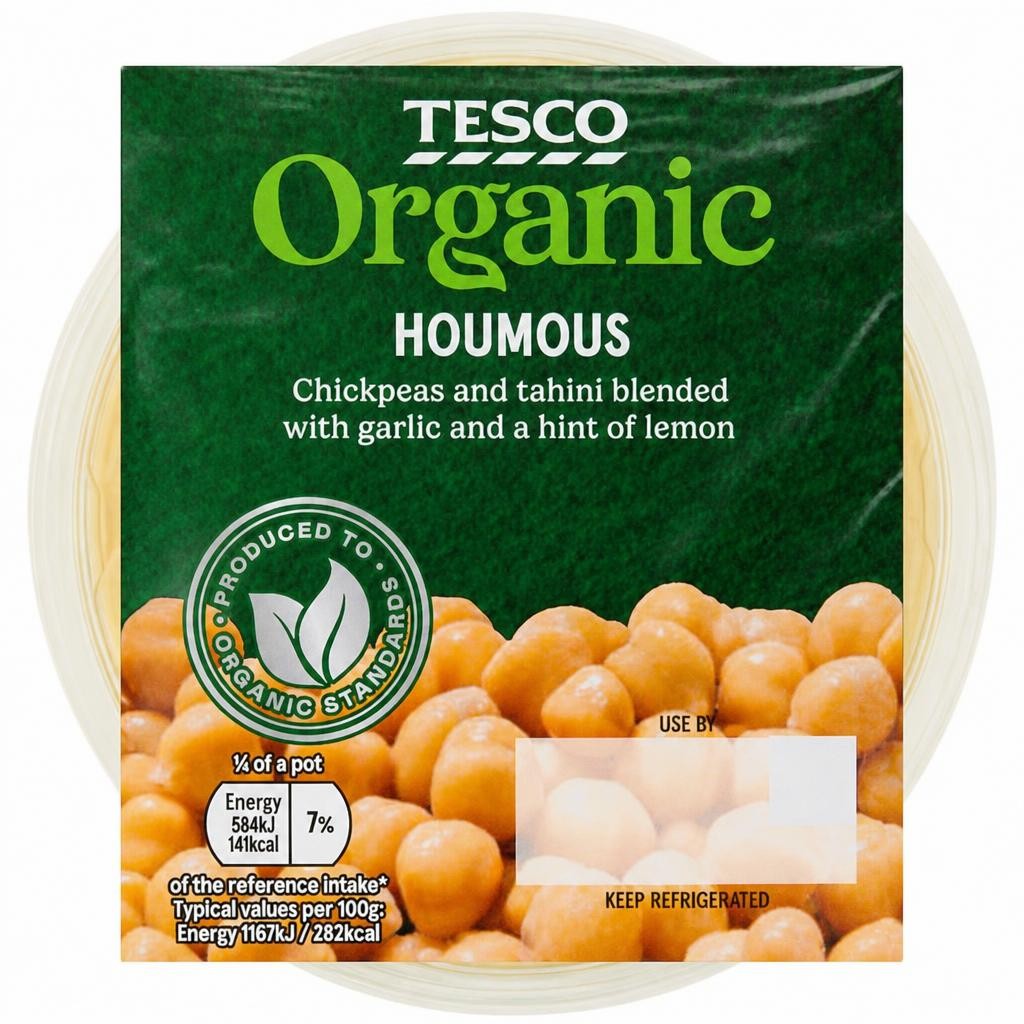 Tesco Organic Houmous 200g